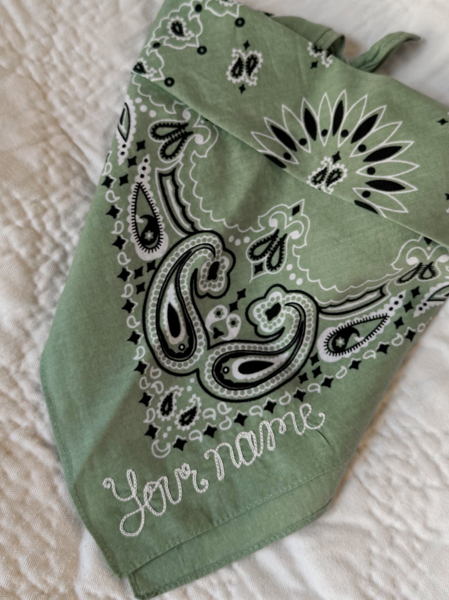Chainstitched Bandana