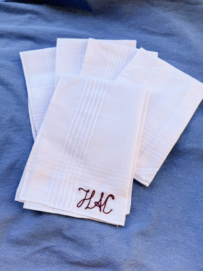 Chainstitched Handkerchief