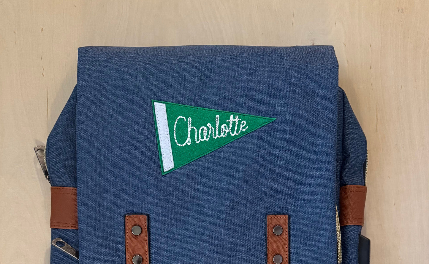 Name Tag Pennant Flag SEW-ON