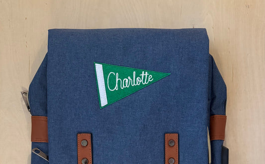 Name Tag Pennant Flag SEW-ON