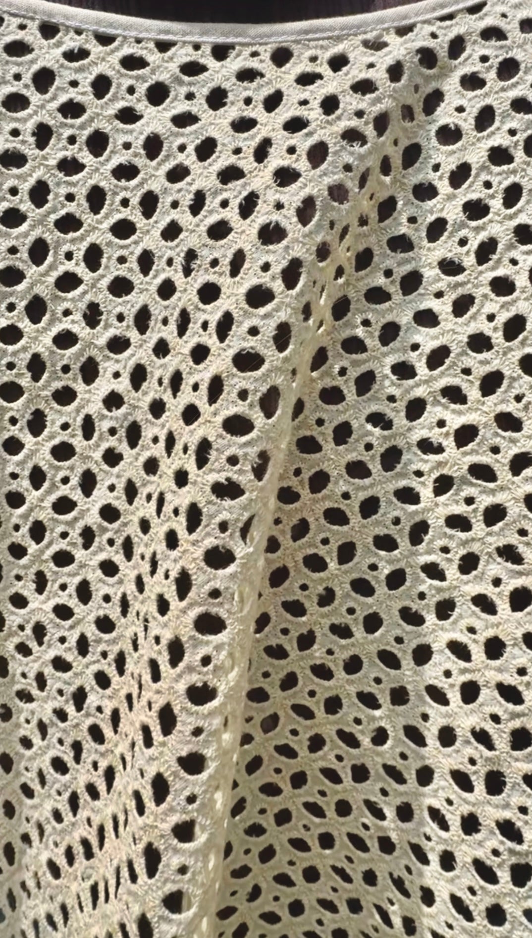 Eyelet Poncho