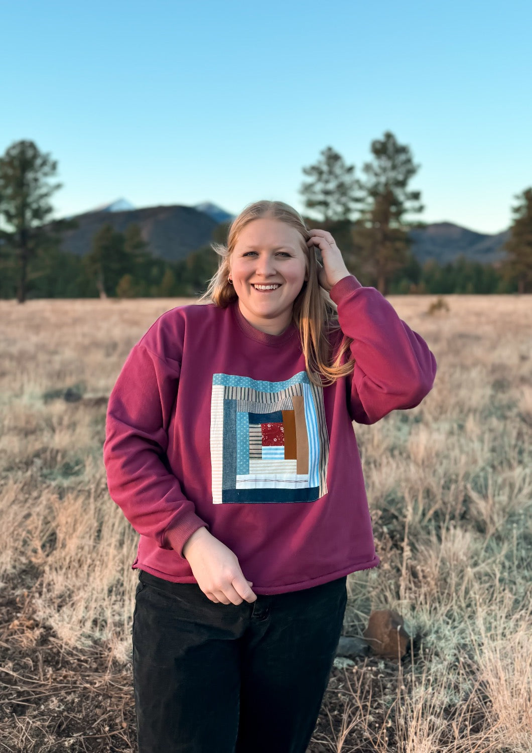 Log Cabin Sweatshirt