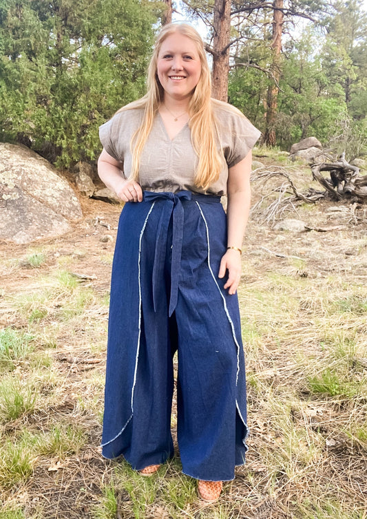 Wrap Pant Denim