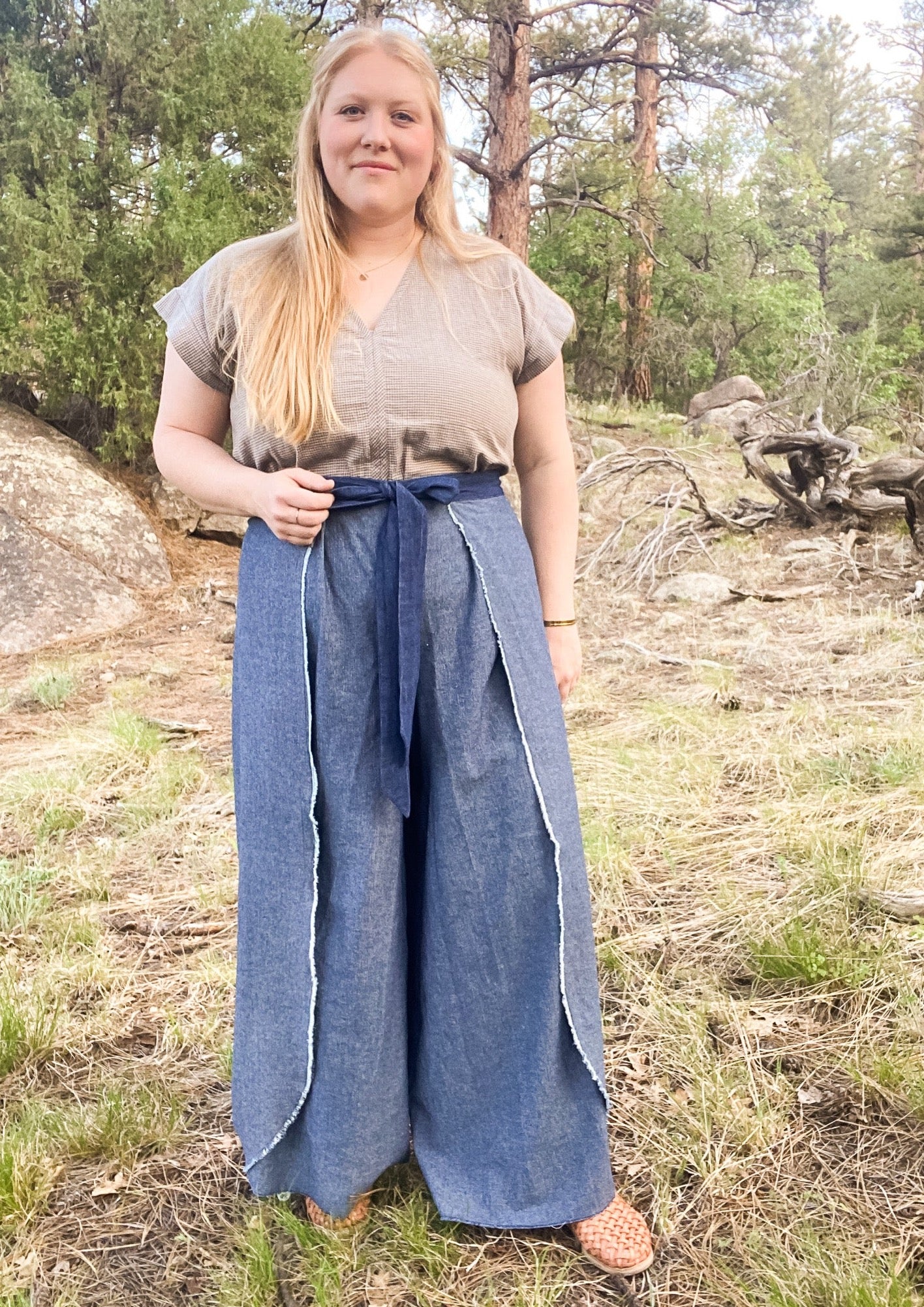 Wrap Pant Denim