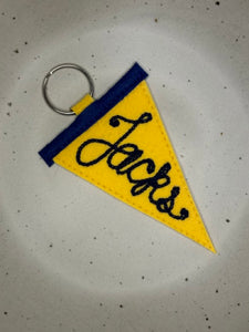 Pennant Keychain "Jacks"