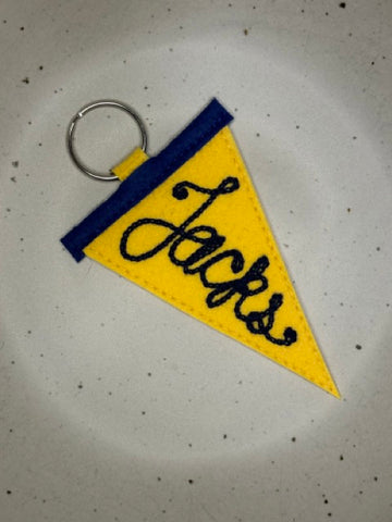 Pennant Keychain "Jacks"